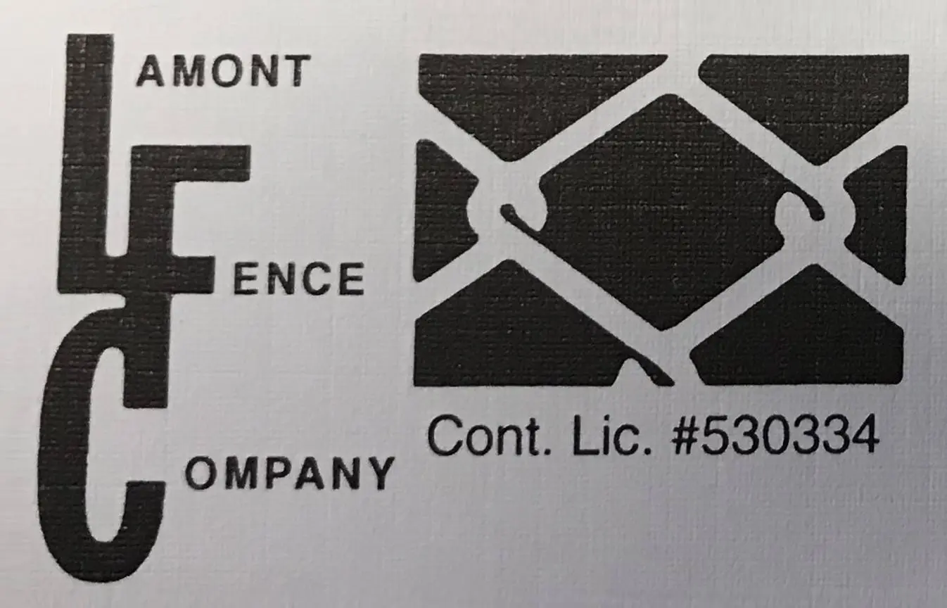 Lamont Fence Company Logo Edit